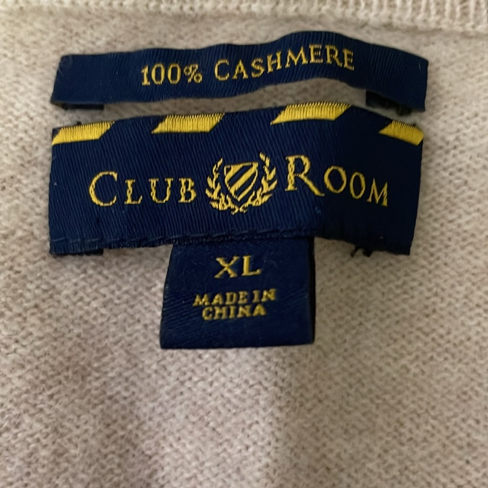 NWOT Charter Club 100% cashmere sweater. Size xl - Picture 2 of 4